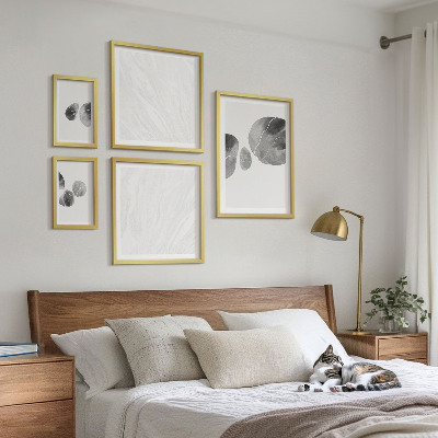 Decorațiune de perete set tablouri Pictură pete de vopsea abstractă