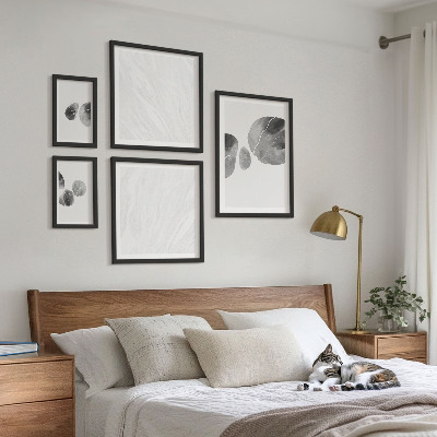 Decorațiune de perete set tablouri Pictură pete de vopsea abstractă