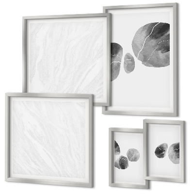 Decorațiune de perete set tablouri Pictură pete de vopsea abstractă