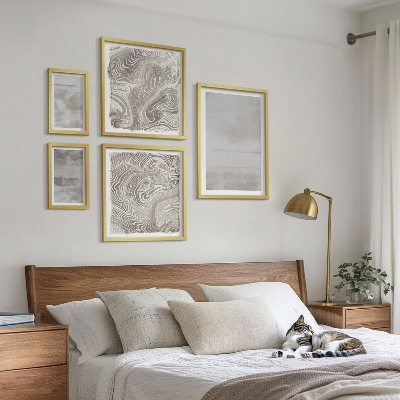 Decorațiune de perete set tablouri Texturi uzate în stil modern