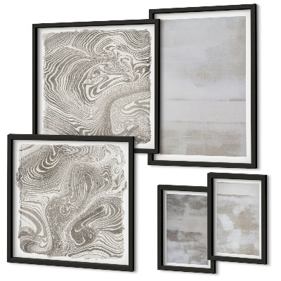 Decorațiune de perete set tablouri Texturi uzate în stil modern