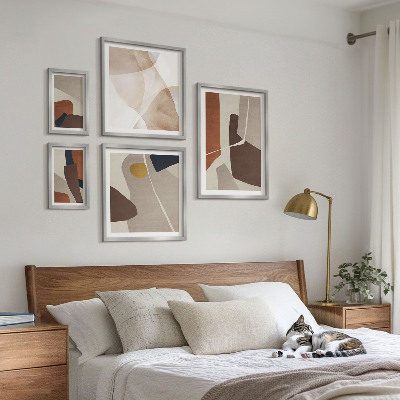 Decorațiune de perete set tablouri Forme moderne abstracte