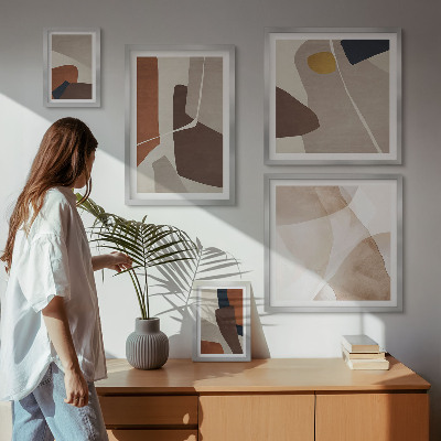 Decorațiune de perete set tablouri Forme moderne abstracte