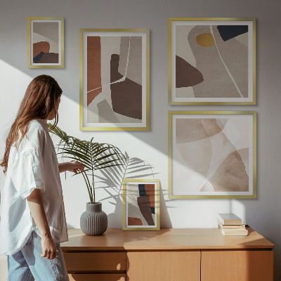 Decorațiune de perete set tablouri Forme moderne abstracte