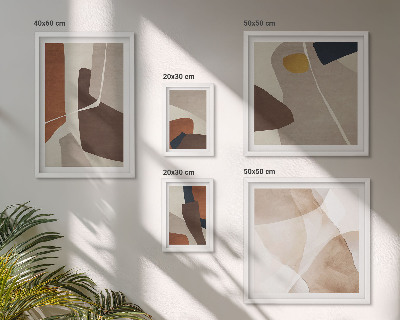 Decorațiune de perete set tablouri Forme moderne abstracte