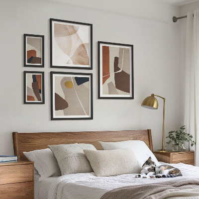 Decorațiune de perete set tablouri Forme moderne abstracte