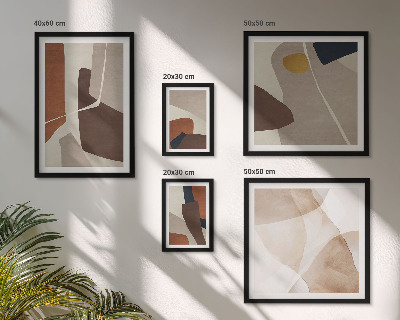 Decorațiune de perete set tablouri Forme moderne abstracte
