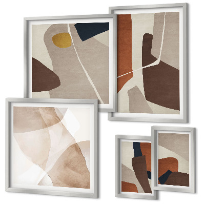 Decorațiune de perete set tablouri Forme moderne abstracte