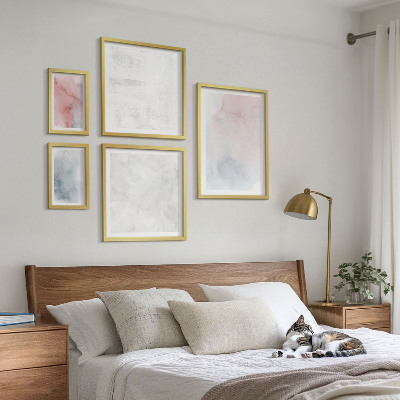 Decorațiune de perete set tablouri Texturi pastelate de acuarelă