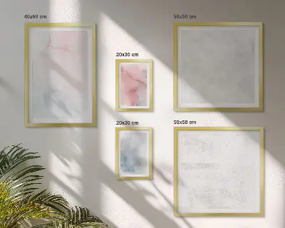 Set tablouri decorative de perete cu texturi pastelate de acuarelă