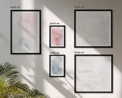 Set tablouri decorative de perete cu texturi pastelate de acuarelă
