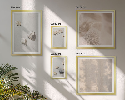 Decorațiune de perete set tablouri Decorațiuni de plajă cu pietre în stil boho