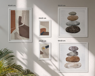 Polyptic înrămat Artă boho abstractă nouă
