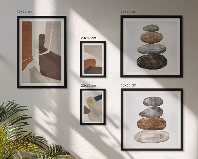 Polyptic înrămat Artă boho abstractă nouă
