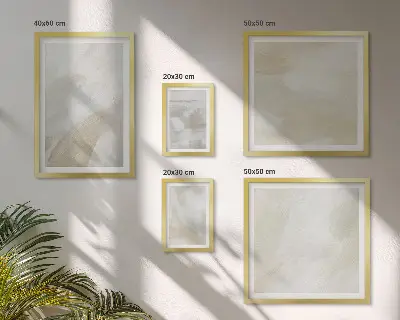 Set de tablouri decorative pentru perete cu model abstract pictat cu pensula