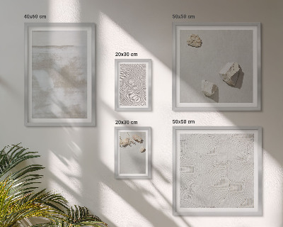 Decorațiune de perete set tablouri Textură boho cu pietre de nisip