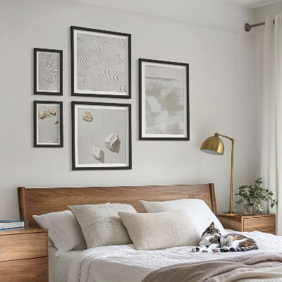 Decorațiune de perete set tablouri Textură boho cu pietre de nisip