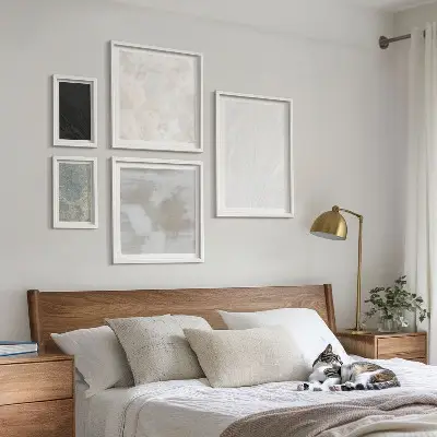 Set tablouri decorative de perete cu model de structură elegantă din piatră