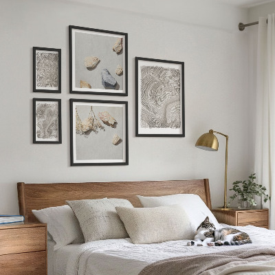 Decorațiune de perete set tablouri Forme abstracte moderne