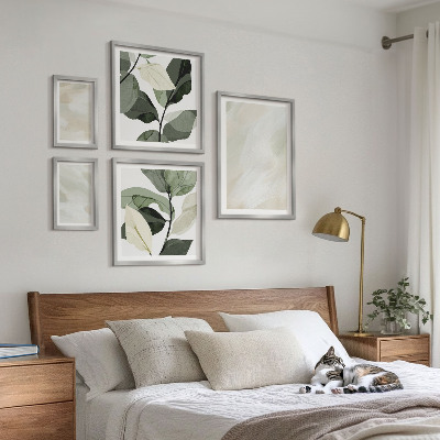 Polyptic înrămat Vopsele strălucitoare abstracte boho