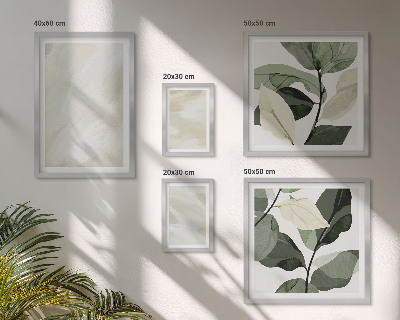 Polyptic înrămat Vopsele strălucitoare abstracte boho