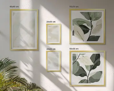 Tablou poliptic înrămat cu model abstract boho în nuanțe strălucitoare