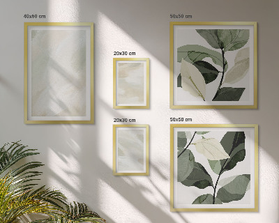 Polyptic înrămat Vopsele strălucitoare abstracte boho