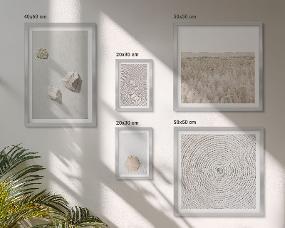 Decorațiune de perete set tablouri Texturi nisipoase boho ușoare
