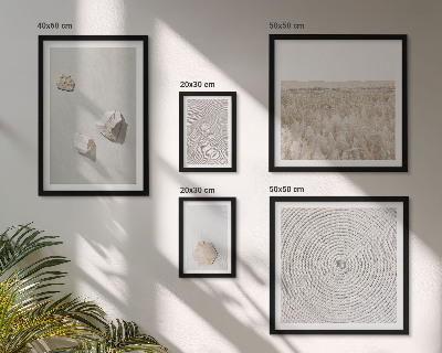 Decorațiune de perete set tablouri Texturi nisipoase boho ușoare