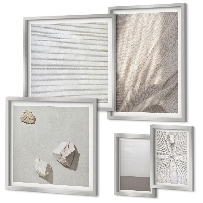 Decorațiune de perete set tablouri Texturi delicate boho ale naturii