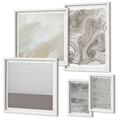 Polyptic înrămat Modele abstracte industriale