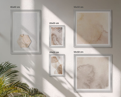 Polyptic înrămat Abstracție de design a naturii