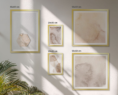Polyptic înrămat Abstracție de design a naturii