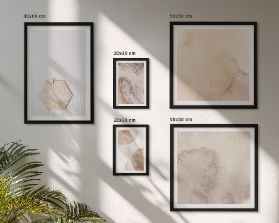 Polyptic înrămat Abstracție de design a naturii