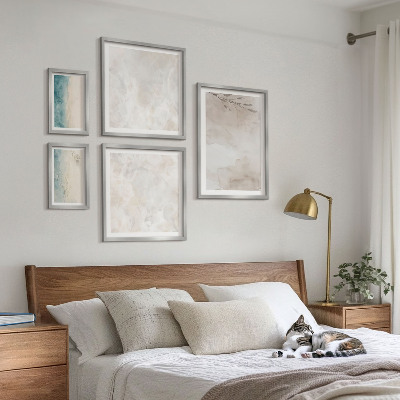 Decorațiune de perete set tablouri Textură subtilă de acuarelă