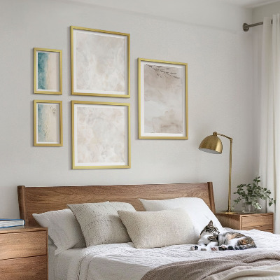 Decorațiune de perete set tablouri Textură subtilă de acuarelă