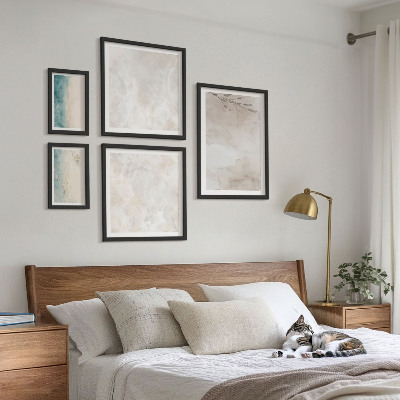Decorațiune de perete set tablouri Textură subtilă de acuarelă