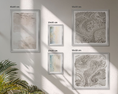 Polyptic înrămat Vopsele delicate de acuarelă