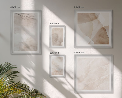 Decorațiune de perete set tablouri Acuarelă vopsele texturi boho