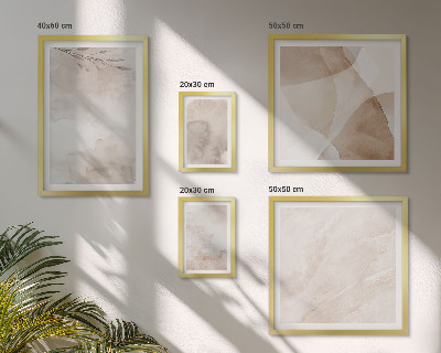 Decorațiune de perete set tablouri Acuarelă vopsele texturi boho