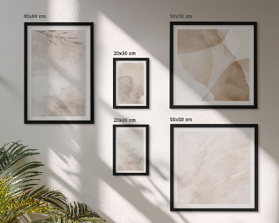 Decorațiune de perete set tablouri Acuarelă vopsele texturi boho