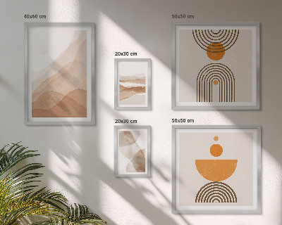 Decorațiune de perete set tablouri Structuri de diferite nuanțe de minimalism