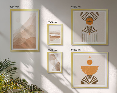 Decorațiune de perete set tablouri Structuri de diferite nuanțe de minimalism