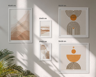 Decorațiune de perete set tablouri Structuri de diferite nuanțe de minimalism