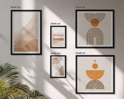 Decorațiune de perete set tablouri Structuri de diferite nuanțe de minimalism