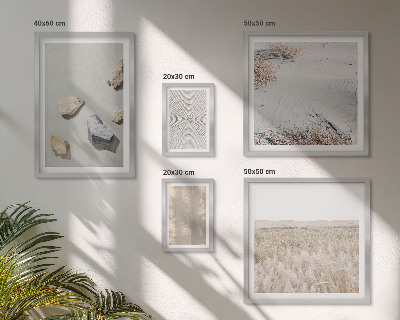 Polyptic înrămat Texturi naturale boho