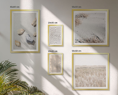 Polyptic înrămat Texturi naturale boho