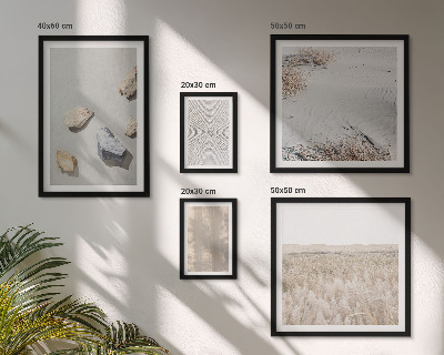 Polyptic înrămat Texturi naturale boho