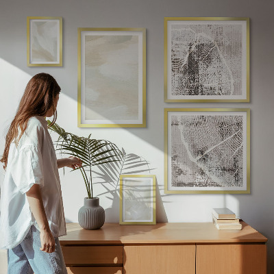Decorațiune de perete set tablouri Minimalismul texturii vopselei