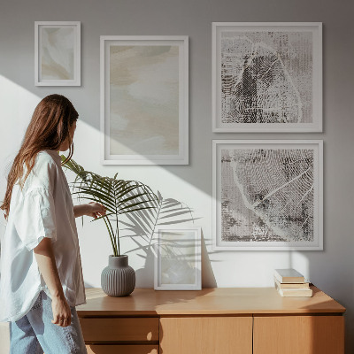 Decorațiune de perete set tablouri Minimalismul texturii vopselei